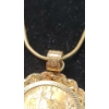 Image 4 : 1/10 oz 1995 $5 American Gold Eagle Coin Set In A 14K Gold Bezel With 14K Gold 24" Chain - TW: 10.6g