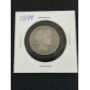 Image 1 : 1899 United States Barber Half Dollar - 50 Cent Coin In Great Condition