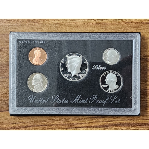 1992-S United States Silver Proof Set in Original Packaging ~ 0.6148 Troy Oz of Silver