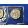 Image 4 : x8 Assorted Years 90% Silver Walking Liberty Half Dollars FV: $4.00