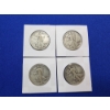 Image 1 : 4 Walking Liberty Silver Half Dollars Years: 1943, 1942, 1944, 1943 FV: $2.00