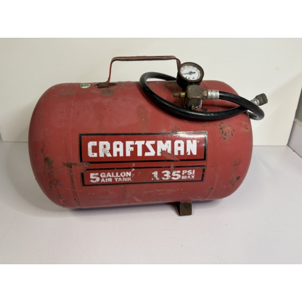 Craftsman 5 Gallon Air Tank 135 PSI Max - Model #921.15200 Sears, Roebuck and Co.