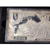 Image 2 : One Half Pound .999 Fine Silver $500 Silver Certificate Bar - Beautiful Artwork!