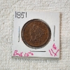 Image 1 : United States 1851 Braided Hair Large Cent 