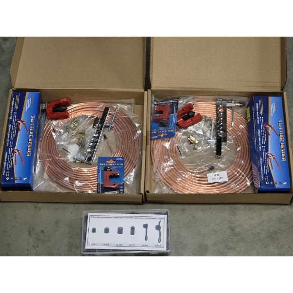 Brand New Items! 2 3/16 Copper Coated Brake Lines, Tube Cutters, Flares, Brake Fittings & More
