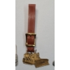 Image 3 : Vintage John Deere, Cat & Euclid Pocket Watch Fob & Leather Strap