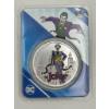 Image 1 : 2024 Samoa 1 oz Silver DC Comics The Joker Colorized with TEP