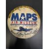 Image 1 : Maps Air Museum Hand Painted Metal Sign 9.5''