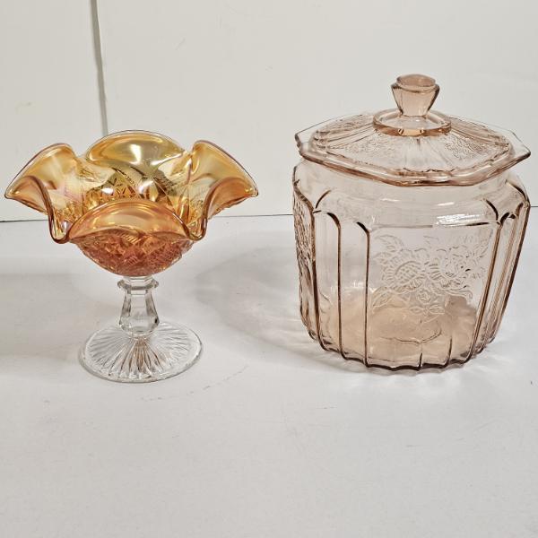 HIGHLY COLLECTIBLE!!! Two Vintage Glassware Pieces from the Early to Mid-20th Century (see details)
