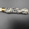 Image 3 : 4 "Briar Rabbit" Spreaders, Pewter Sculpted Rabbits Handles