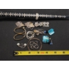 Image 6 : Nice Assortment of Sterling Silver Earrings: Stud, Hoop, Dangle & One Ring - Total Weight: 43.3g