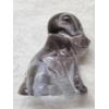 Image 2 : Degenhart Vintage Uranium Glass Dog Figurine - Oddball - UV Reactive!!!