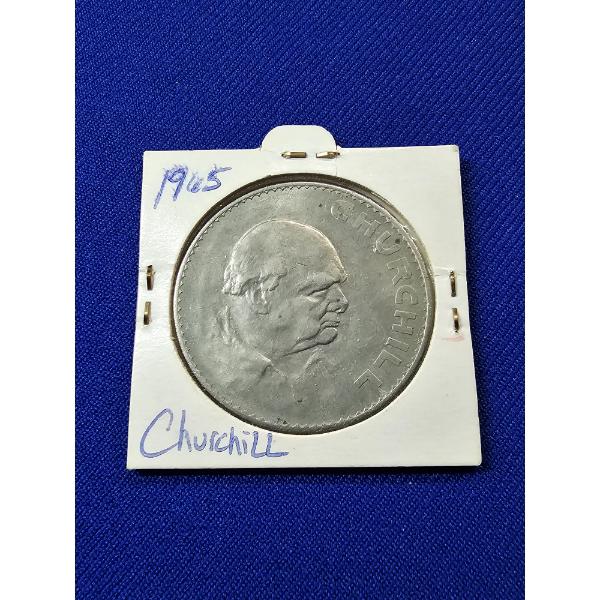 1965 Sir Winston Churchill Crown Elizabeth II Coin