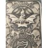 Image 4 : Super Rare Fortune Teller Haunted Halloween .999 Two Ounce Fine Silver Bar - High Relief - 73/125
