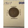 Image 1 : 1907 United States Indian Head One Cent Penny - Mint Condition - Beautiful Coin