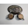Image 4 : Silver-Played Sugar and Creamer Set with Tray - WM. A Rogers Total Weight: 398.9g
