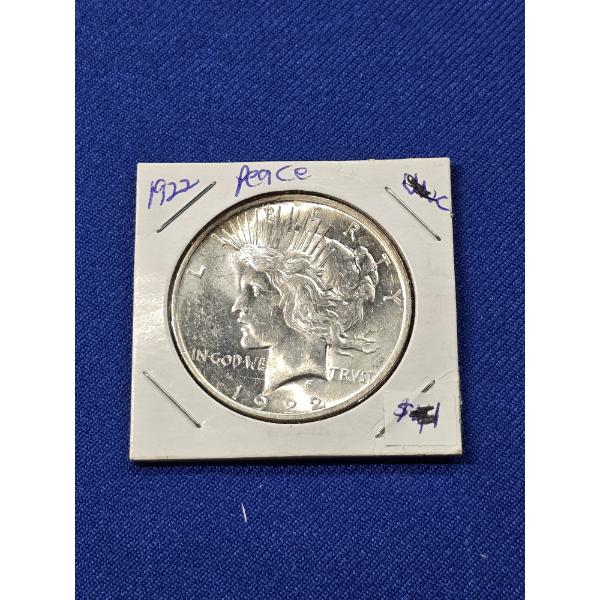 Gorgeous, High-Grade 1922 Silver Peace Dollar