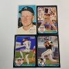 Image 1 : Four Large-Size Baseball Cards: Whitey Ford, Tony Gwynn, Dwight Gooden, Jose Canseco