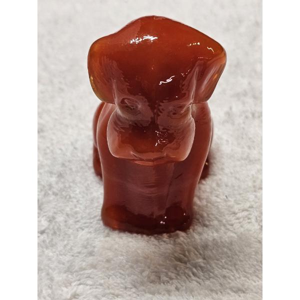 Degenhart Vintage Glass Dog Figurine - Tomato