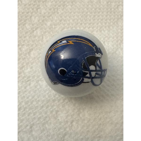 Vintage San Diego Chargers One Inch Shooter Marble - Excellent Condition