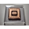Image 2 : BEAUTIFUL 100 Gram Geiger Premium Copper Bar in Acrylic Case With Official Card 