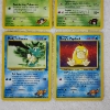 Image 2 : Four Vintage Gym Set Pokemon Trading Cards Including Misty's Psyduck & Horsea