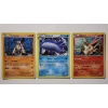 Image 1 : Three Vintage Holo Rare Pokemon Trading Cards Ft. Terrakion, Wailord & Victini