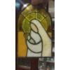 Image 3 : Stained Leaded Glass Panels - 3 Pcs As Shown - Religious 