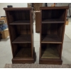 Image 1 : *Pick Up At Mantua Home-No Shipping Available* Beautiful Pair Of Matching Dark Stained Wood Shelving