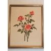 Image 2 : 2 Piece Framed Floral Embroidaries - 26 x 20 & 19 x 15 See Pics