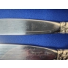 Image 3 : 4 - Sterling Silver Gorham Melrose Sterling Silver Handle, Stainless Blade Dinner Knives TW: 267.7g