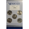 Image 2 : AACGS 2016-D MS63 Set Of (5) America The Beautiful Quarters