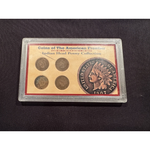 4 - United States Indian Head Pennies Including The 1899 Indian Head - Incredible Collection