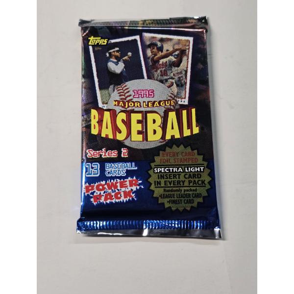 1995 Topps MLB Series 2 Trading Cards - Unopened Sealed Pack (13 Cards)