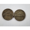 Image 5 : Two United States 35% Silver Wartime Nickels