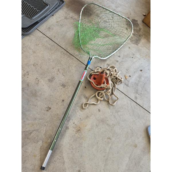 PICKUP IN CANTON - LARGE FISH NET & BOAT ANCHOR