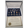 Image 1 : Beautiful American Historic Society Twentieth Century Coin Set Featuring Lots Of Silver!