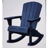 Image 1 : New In Box Keter All Weather Rocking Adirondack Chair In Navy Blue 39.8 H x 36.2'' W x 31.9 D