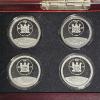 Image 5 : Bradford Authenticated 50th Anniversary Apollo Race to the Moon Silver-Plated Coin Collection
