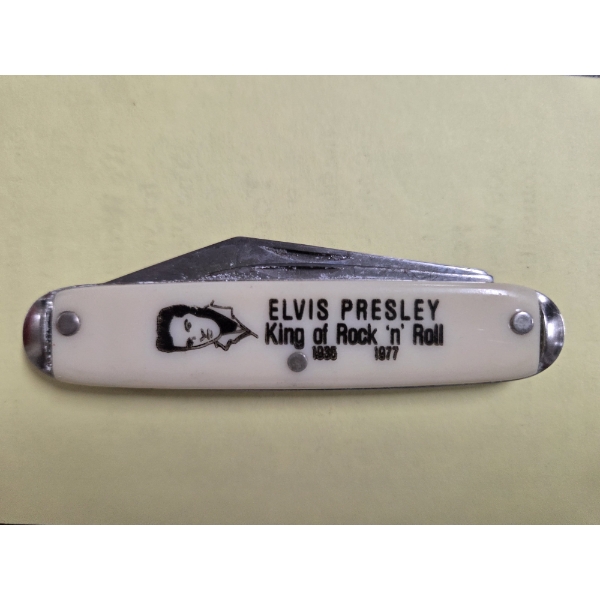 Made In USA Elvis Pocet knife In Great Shape!