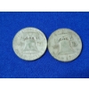 Image 2 : x2 90% Silver Franklin Half Dollars: 1952 and 1951- FV: $1.00