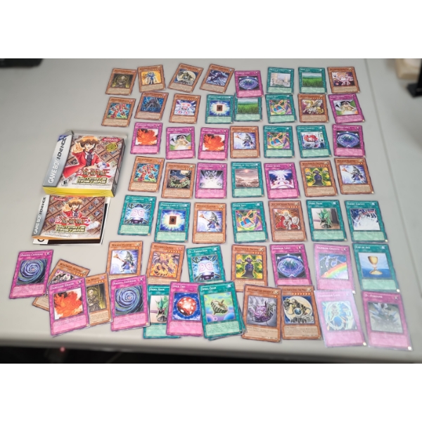 Assorted Yu-Gi-Oh Cards & Game Boy Advance Yu-Gi-Oh Ultimate Masters World Championship BOX ONLY