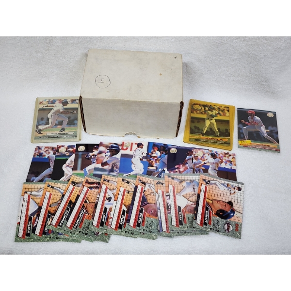 Complete Set 1992 Fleer Ultra Series One Baseball Trading Cards Ft. Griffey & Thomas ~ Box Included!