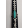 Image 6 : Vintage Southwestern-style Sterling Silver Ring With Turquoise - Size 9 - Weight: 6.5g