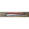 Image 2 : Vintage Sword With 20" Etched Blade With Lion Head Handle & Velvet Sheath 
