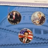 Image 3 : Limited Edition - The Obama Inaugural Coin Collection in Info Card w/ CoA