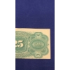 Image 6 : 1863 25 Cents Fractional Currency Note Fourth Issue FR#1302 Allison/Spinner - MISCUT ERROR!