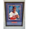 Image 1 : Hand Signed Cleveland Indians Kenny Lofton Photograph in Nice Framed Display: Measures ~ 12" X 17"