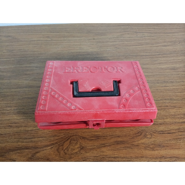 Vintage Gilbert Erector Set: Parts, Case, and Instructions