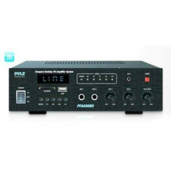 Pyle PFA600BU Wireless BT Public Address Amplifier